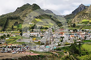 View of Zumbahua village