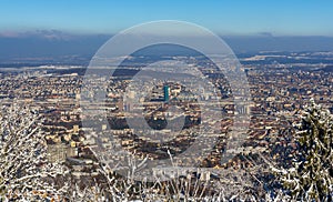 View of Zurich from Uetliberg mountain - Switzerland