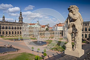 View of Zwinger Der Dresdner Zwinger and Castle, Dresden, Germany. photo
