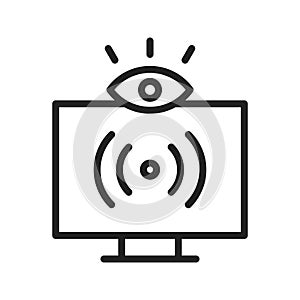 Viewers icon vector image.