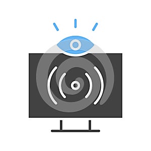 Viewers icon vector image.