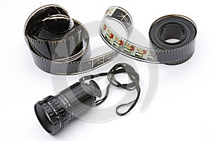 Viewfinder of director movie and film