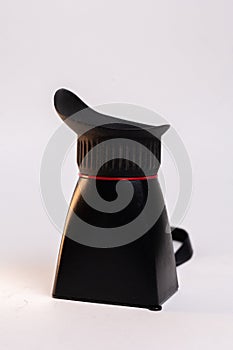 viewfinder on a DSLR camera on a white background