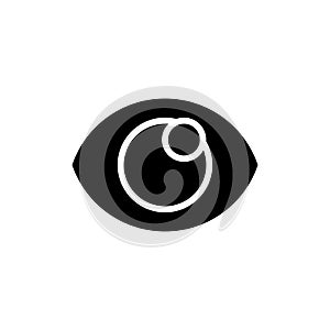 Viewing black glyph icon