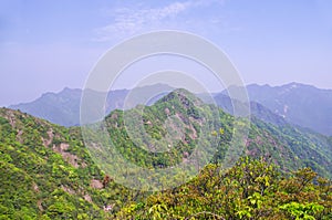Viewing the nailing ridge of china photo