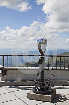 Viewing platform at the peak of Mt. Washington, roof of New Hampshire