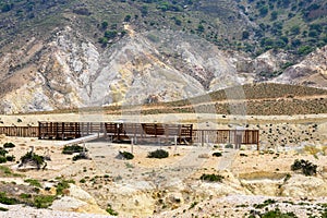 Viewing platform on the Stefanos crater