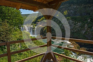 Viewing Platform at Strbacki Buk in Bosnia