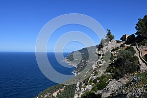 Viewing platform at the west coast of Mallorca photo