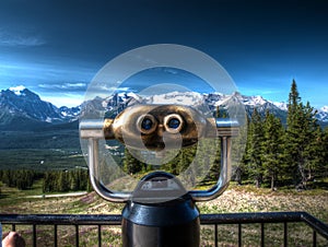 A viewing point in Canada