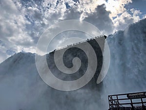 Viewing point at Niagara falls