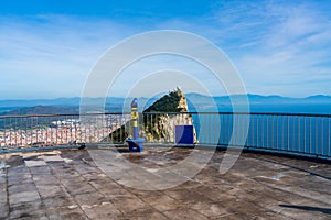 Viewing terrace on the Upper Rock, Gibraltar