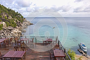 Viewpoint at Ao Muong Koh Tao in Thailand