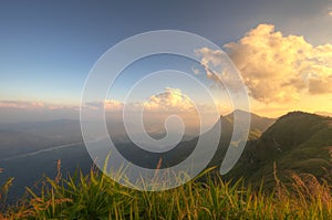 Viewpoint beautiful mountain at Doi-Pha-Tang Chiang rai , northern Thailand