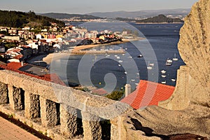 Viewpoint of Granxa to the Pontevedra estuary in Galicia photo