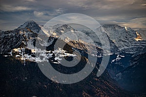 Interlaken snowy havens photo