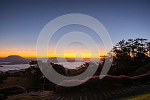 Viewpoint at Huai Nam Dang national park