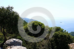 Viewpoint on the island Mljet, Croatia