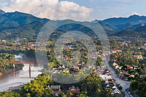 Viewpoint and landscape in luang prabang