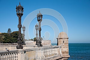 Viewpoint of the mall in Cadiz