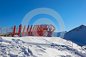 Viewpoint at mountains ski resort Bad Gastein - Austria