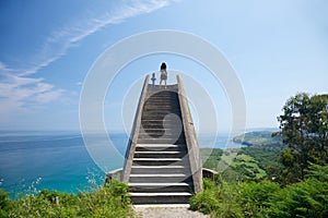 Viewpoint over Asturias coastline