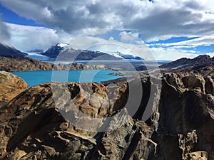 Viewpoint over Upsala Glacier, Patagonia, Argentina