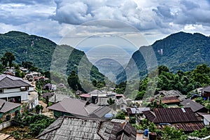 Viewpoint at Pha Hee Village, Akha Village on Doi Pha Hee, Chiang Rai Province