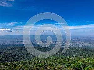 The viewpoint at Phu hin rong kla