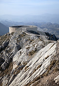 Viewpoint at prince Njegos mausoleum