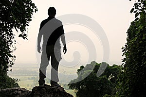 Viewpoint silhouette photo