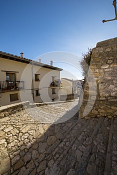 Viewpoint to the town of Morella in the maestrazgo