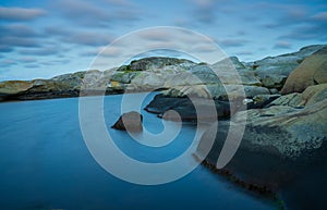 Viewpoint Verdens Ende End of the world in FÃ¦rder National Park in Norway in Scandinavia