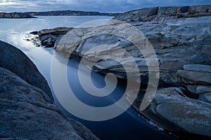 Viewpoint Verdens Ende End of the world in FÃ¦rder National Park in Norway in Scandinavia