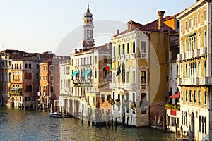 Viewpoints grand canal from Rialto bridge