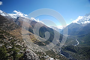 Views from the Annapurna, Nepal photo