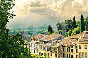 Views of Asolo, one of the most beautiful ancient villages in Italy