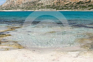 Views of the Bay of Balos, the confluence of three seas.