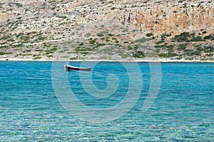 Views of the Bay of Balos, the confluence of three seas.