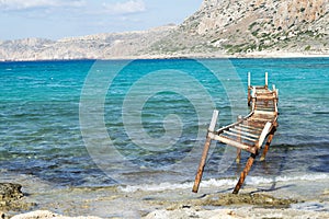 Views of the Bay of Balos, the confluence of three seas