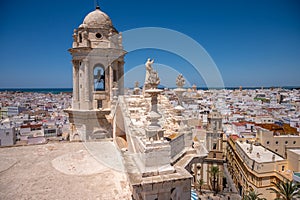 Views of Cadiz historic Old Town