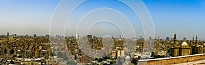 Views of Cairo from the Muhammad Ali Mosque. Egypt