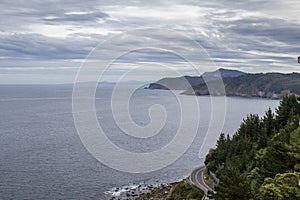 Views of the Cantabrian Sea from the upper part of Elanchove