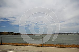 Chamberlain, South Dakota on the Missouri River in Summer photo