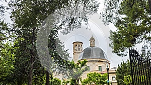 Views of the Church of San Mauro in Alcoi