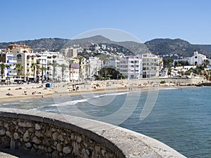 Views of the coast of Sitges