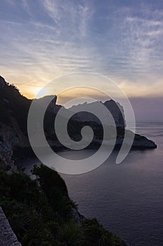 Views from Colomer viewpoint in Formentor Spain