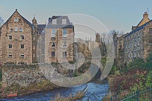 Views of Dean Village, Edinburgh, Scotland