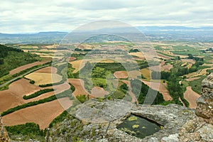 Old stone cistern of the Clavijo castle. photo