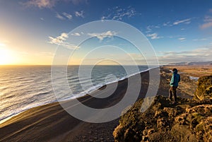 Views from DyrhÃ³laey in the south of Iceland